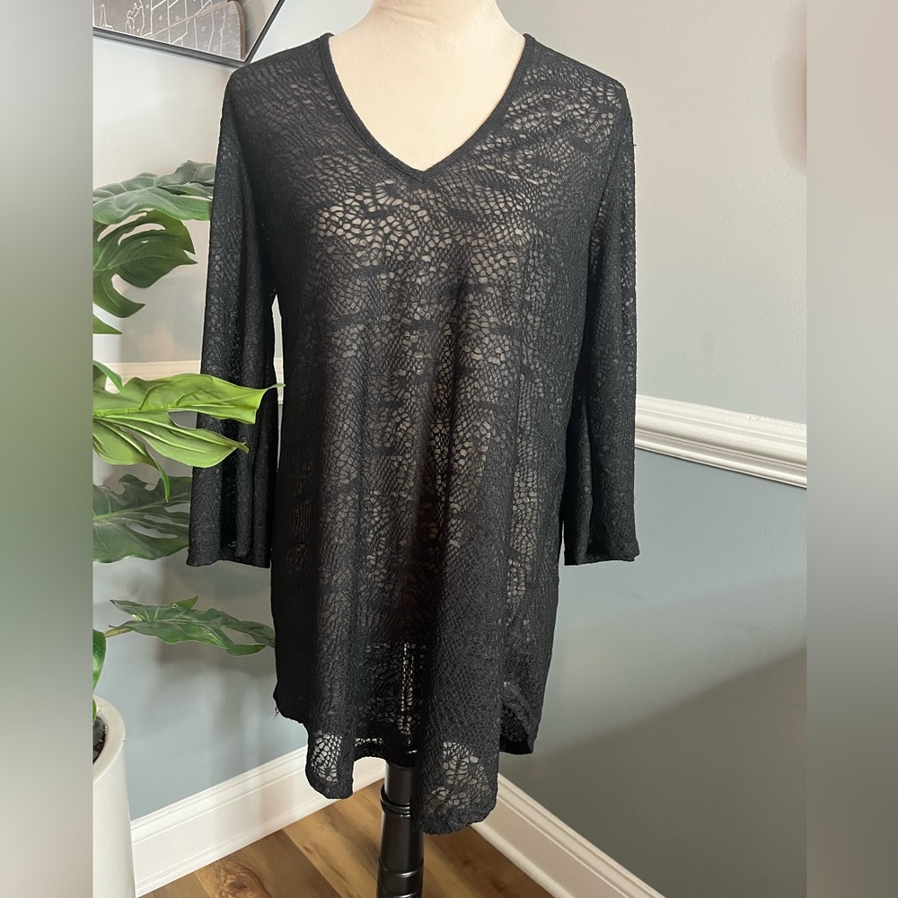 Gordon Taylor swimsuit coverup. Black. Size S